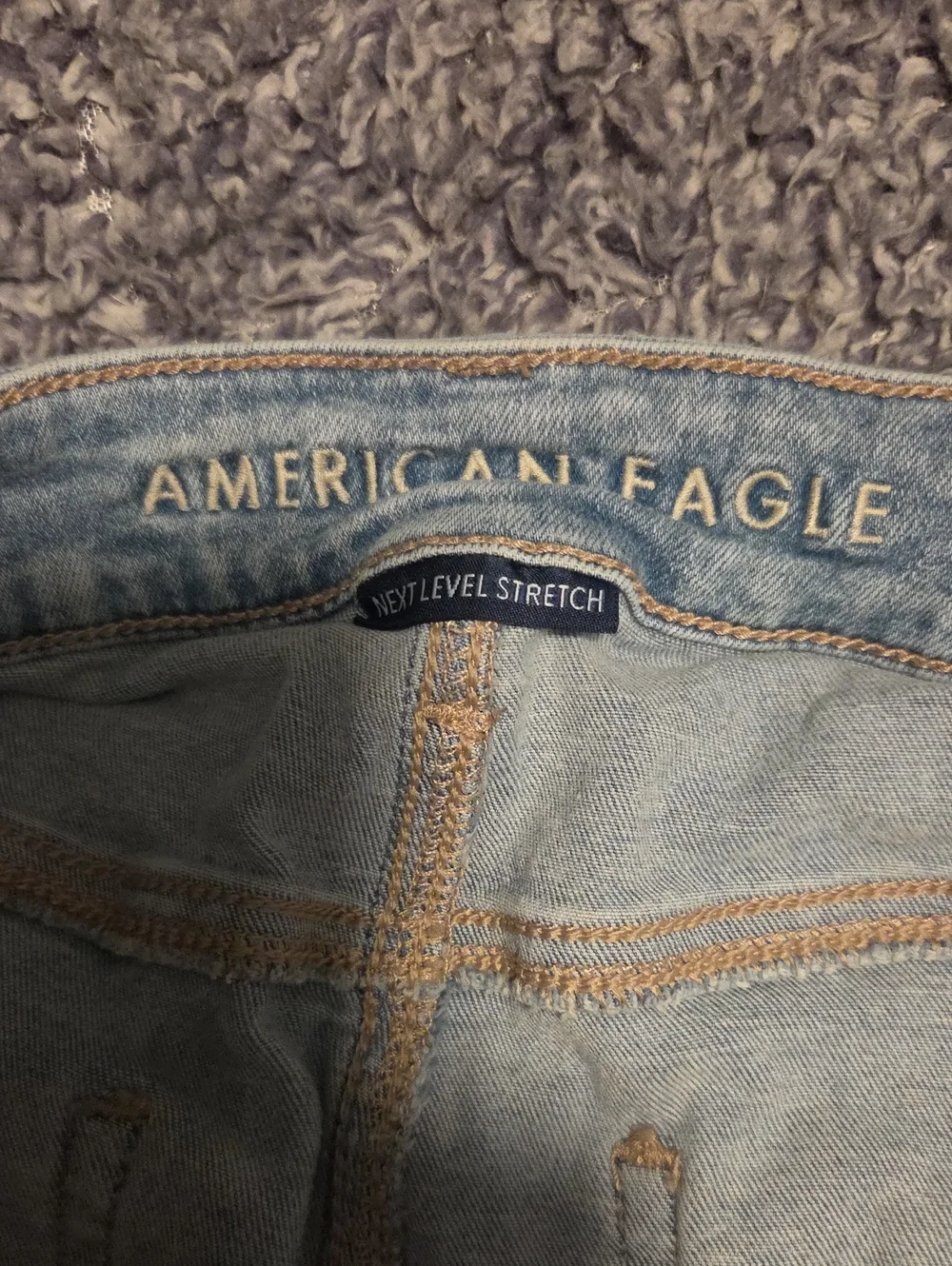 American Eagle High Rise Shortie Shorts